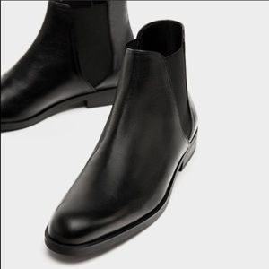 Leather Chelsea ankle boots